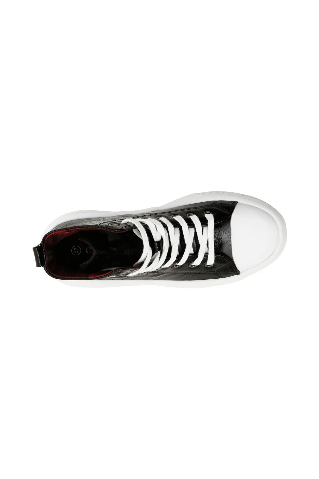 sneakers allacciate in similpelle