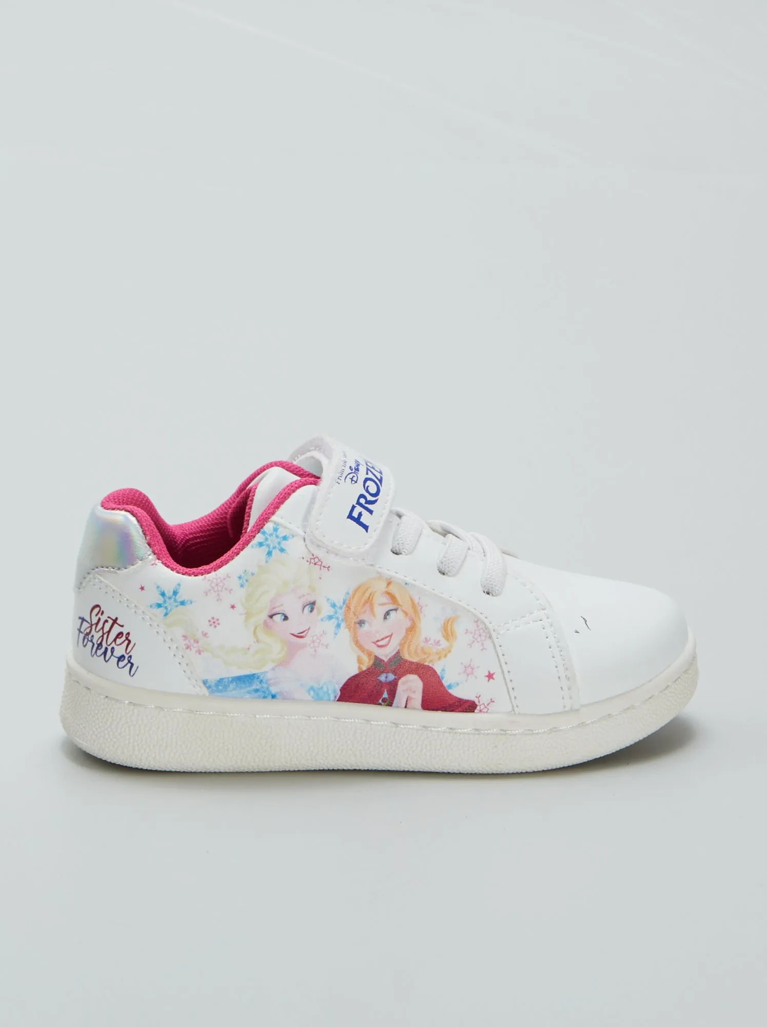 Sneakers con strappi 'Frozen' - bianco