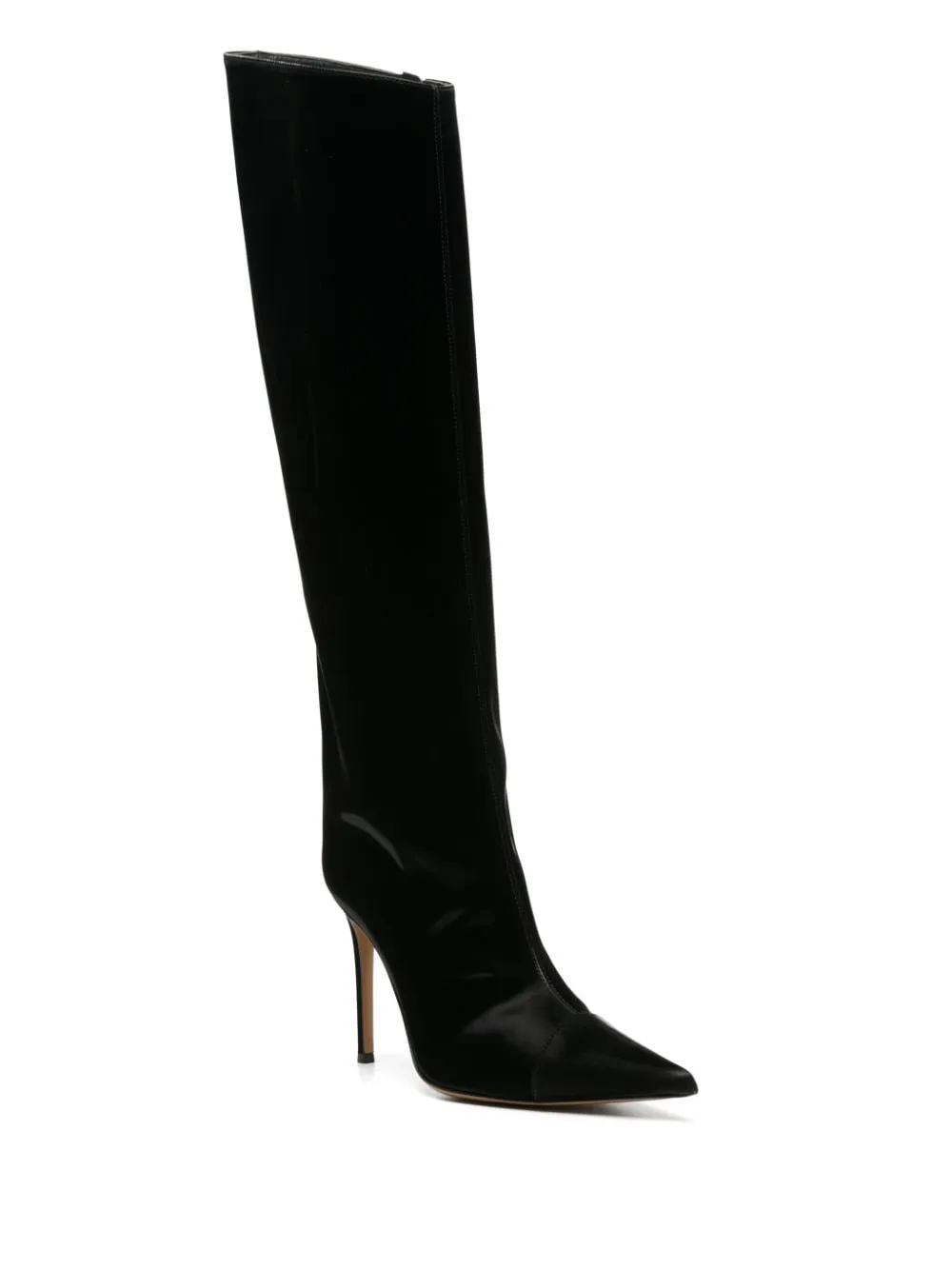 Stivali al ginocchio Alex 105mm in nero - donna