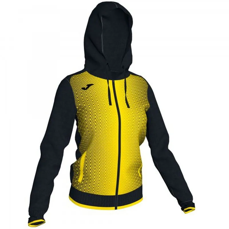 Supernova Hooded Jaket Black-Yellow Woman