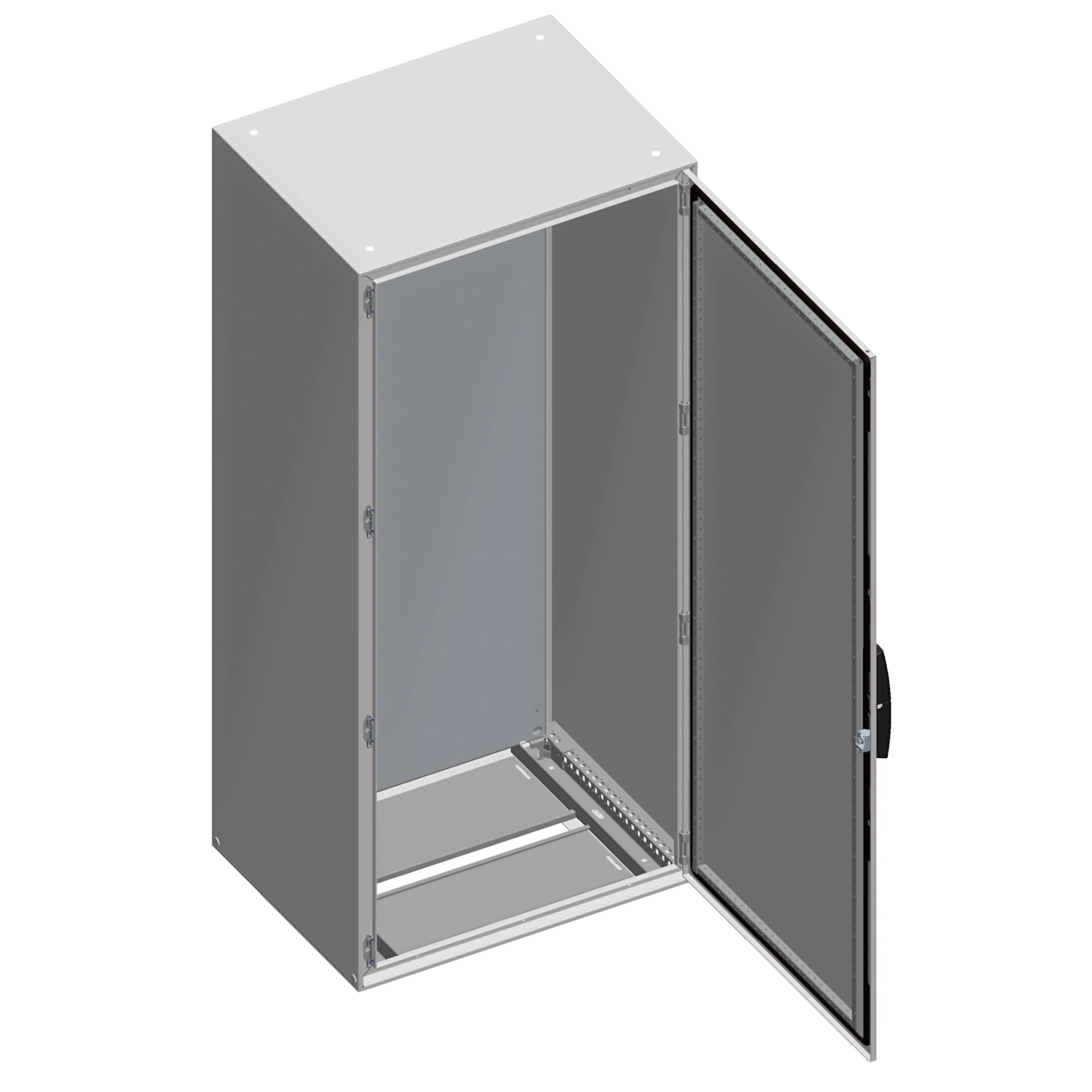 Supporto da pavimento Schneider Electric, porta singola, in Lamiera d'acciaio, Grigio, 1600 x 600 x 300mm, IP55