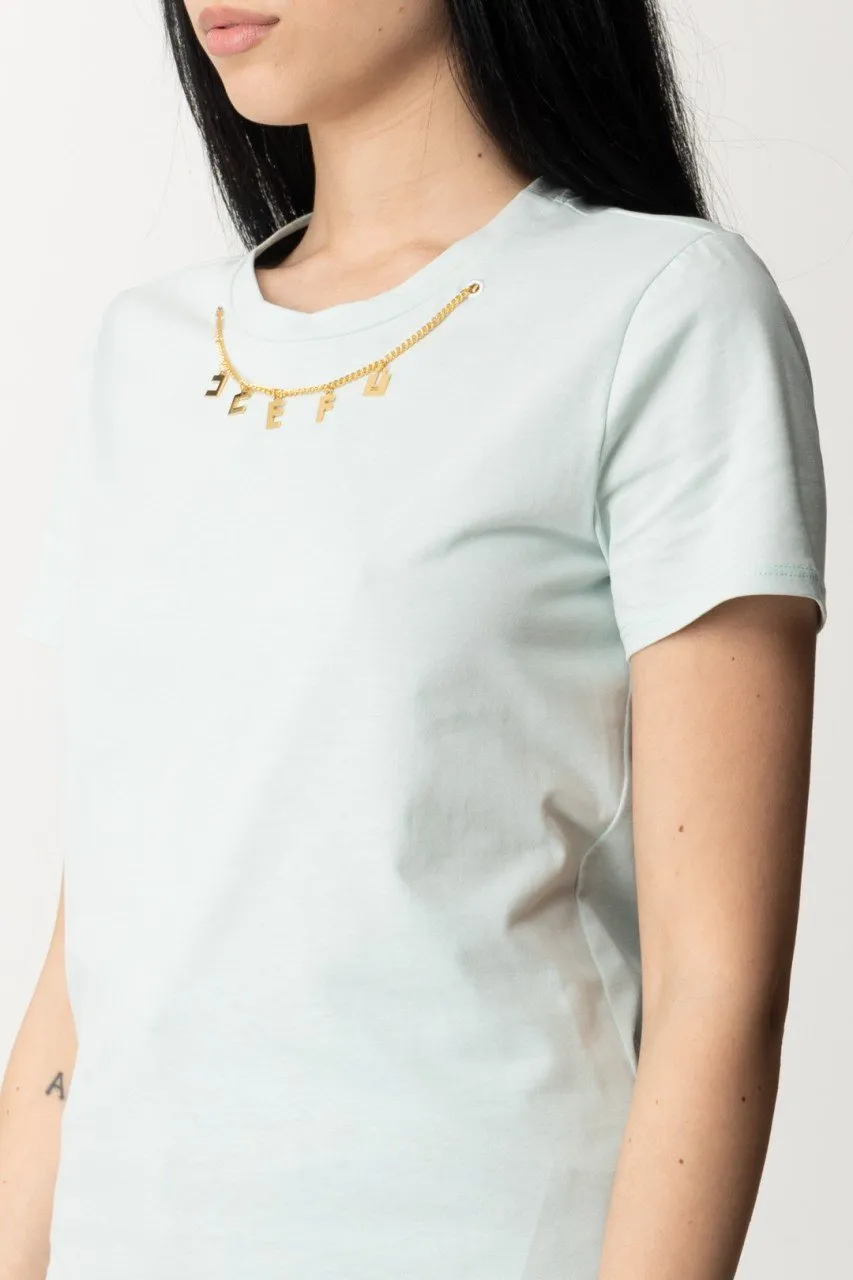 T-shirt con collana con charms ACQUA