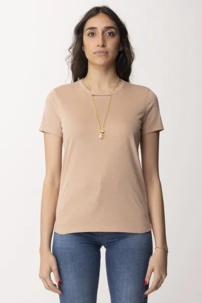T-shirt con collana Nudo