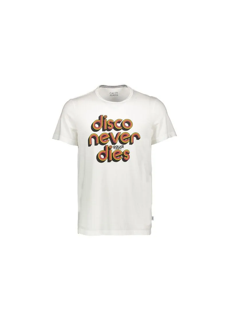 T-shirt con stampa lettering
