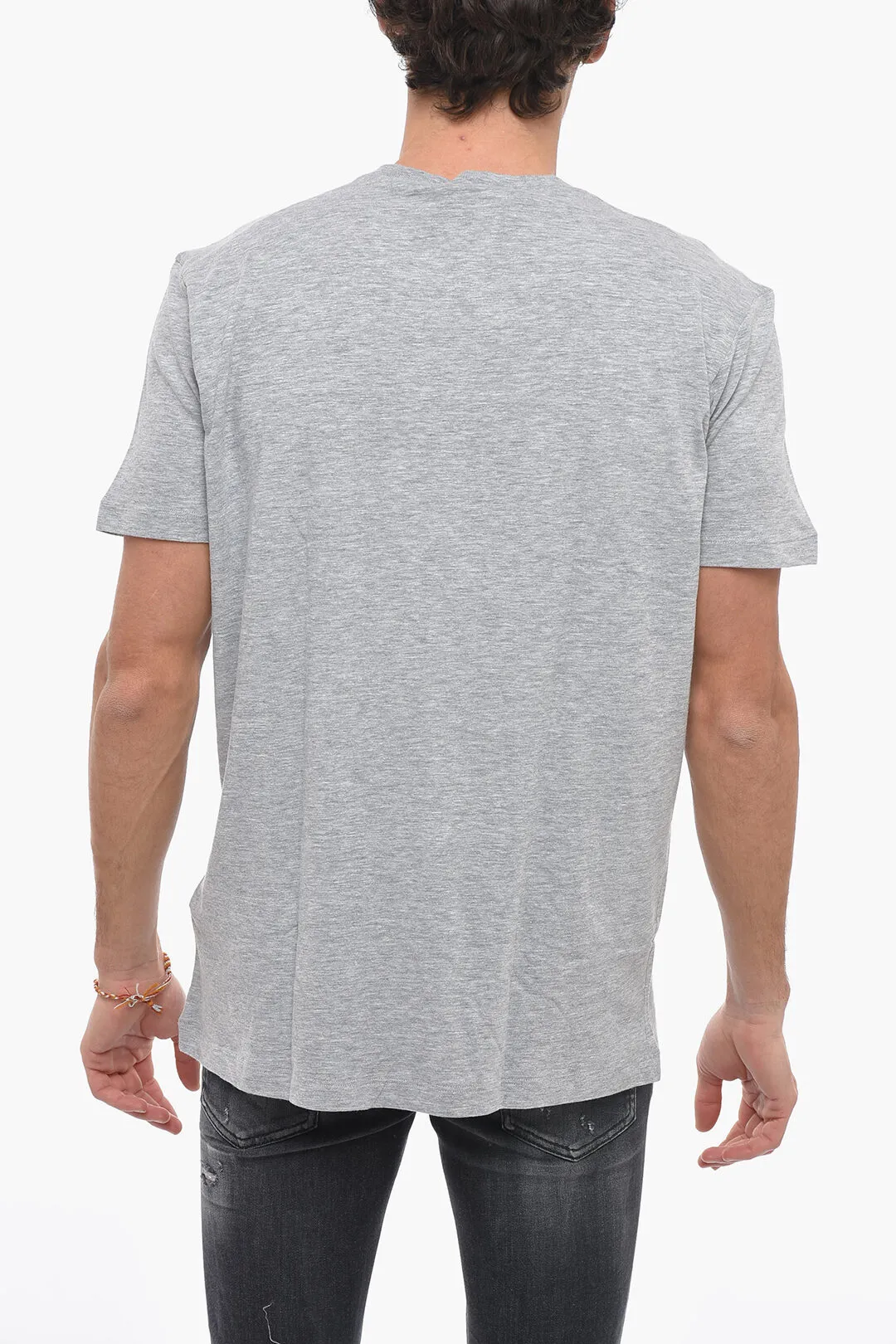 T-Shirt Girocollo LEAF con Stampa Frontale