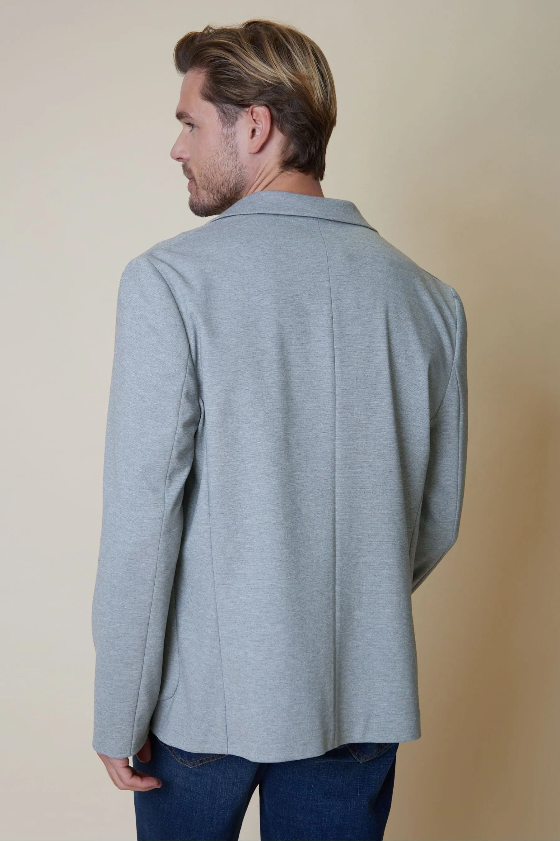 Threadbare Luxe - Blazer monopetto in jersey