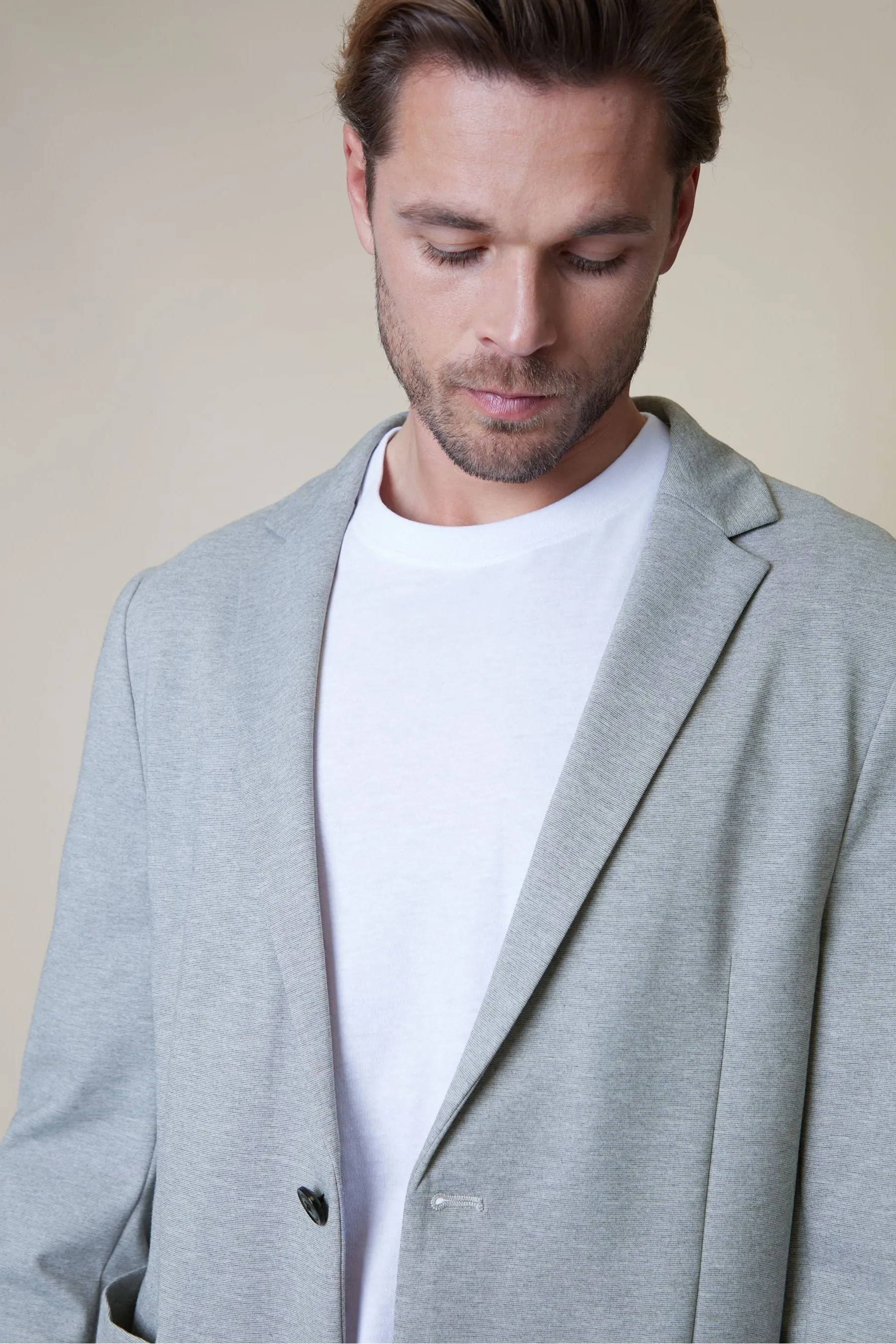 Threadbare Luxe - Blazer monopetto in jersey
