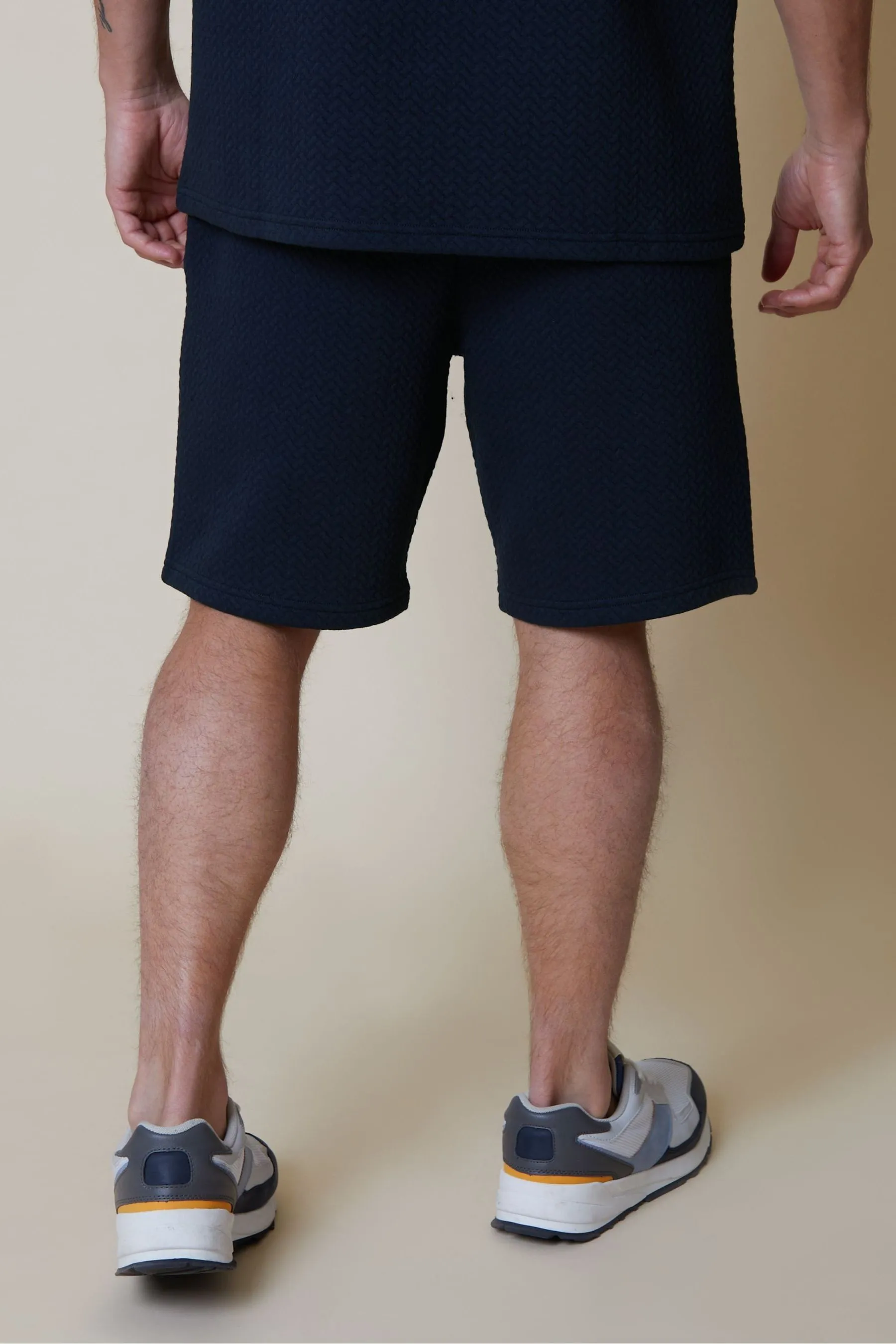 Threadbare - Shorts felpati testurizzati Blend in cotone