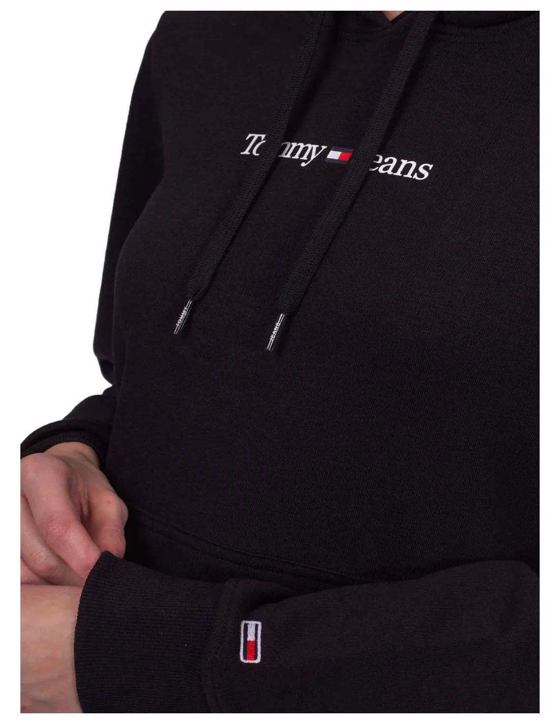 TOMMY JEANS FELPA DONNA,TJW REG SERIF LINEAR