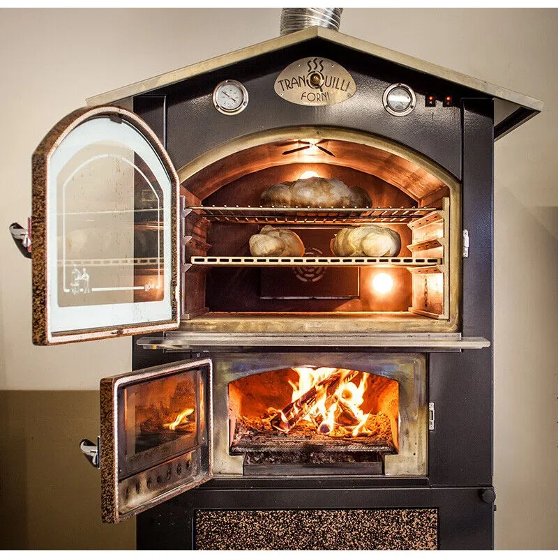 TRANQUILLI FORNI mod GIOVE Forno a legna da esterno fuoco indiretto