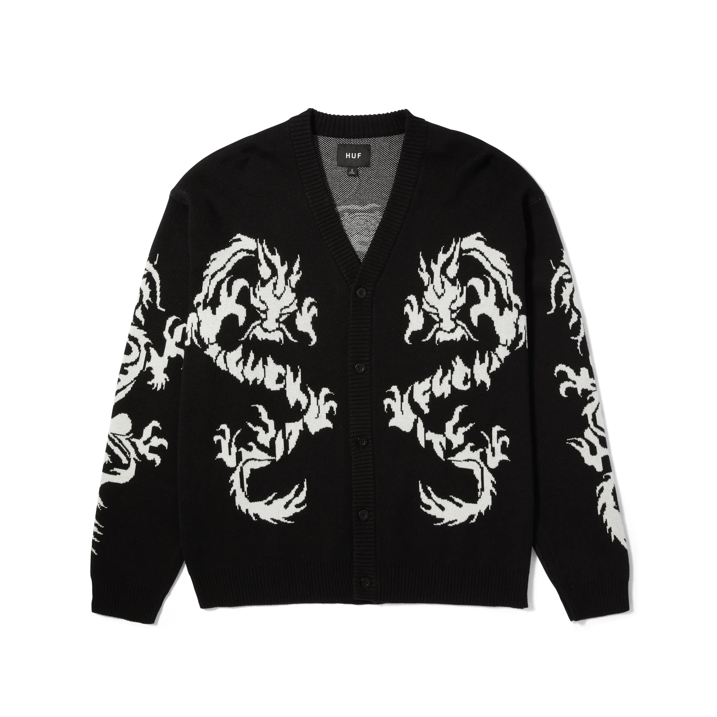 TWIN DRAGON CARDIGAN