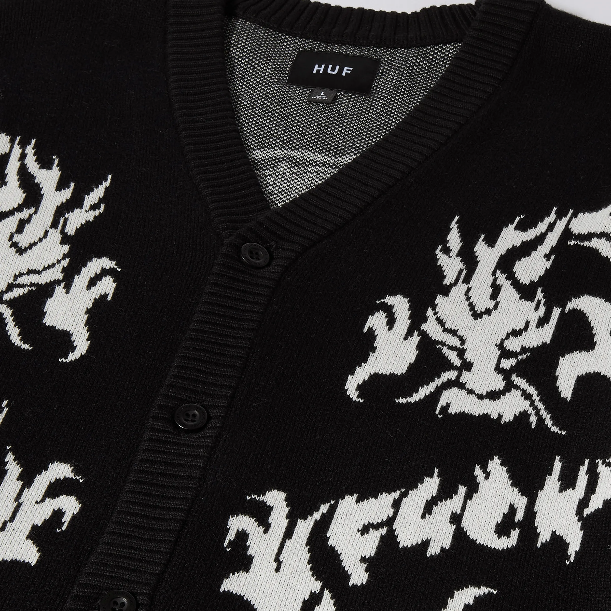 TWIN DRAGON CARDIGAN