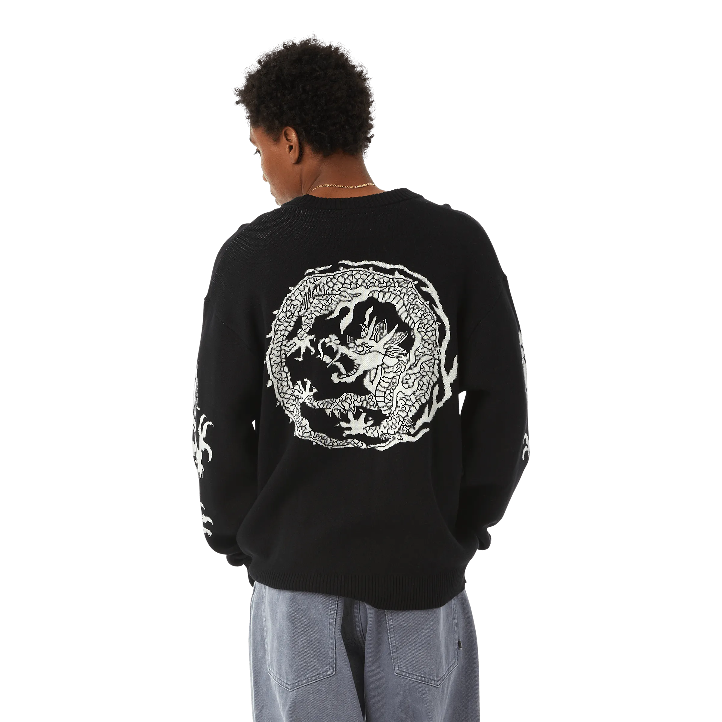 TWIN DRAGON CARDIGAN