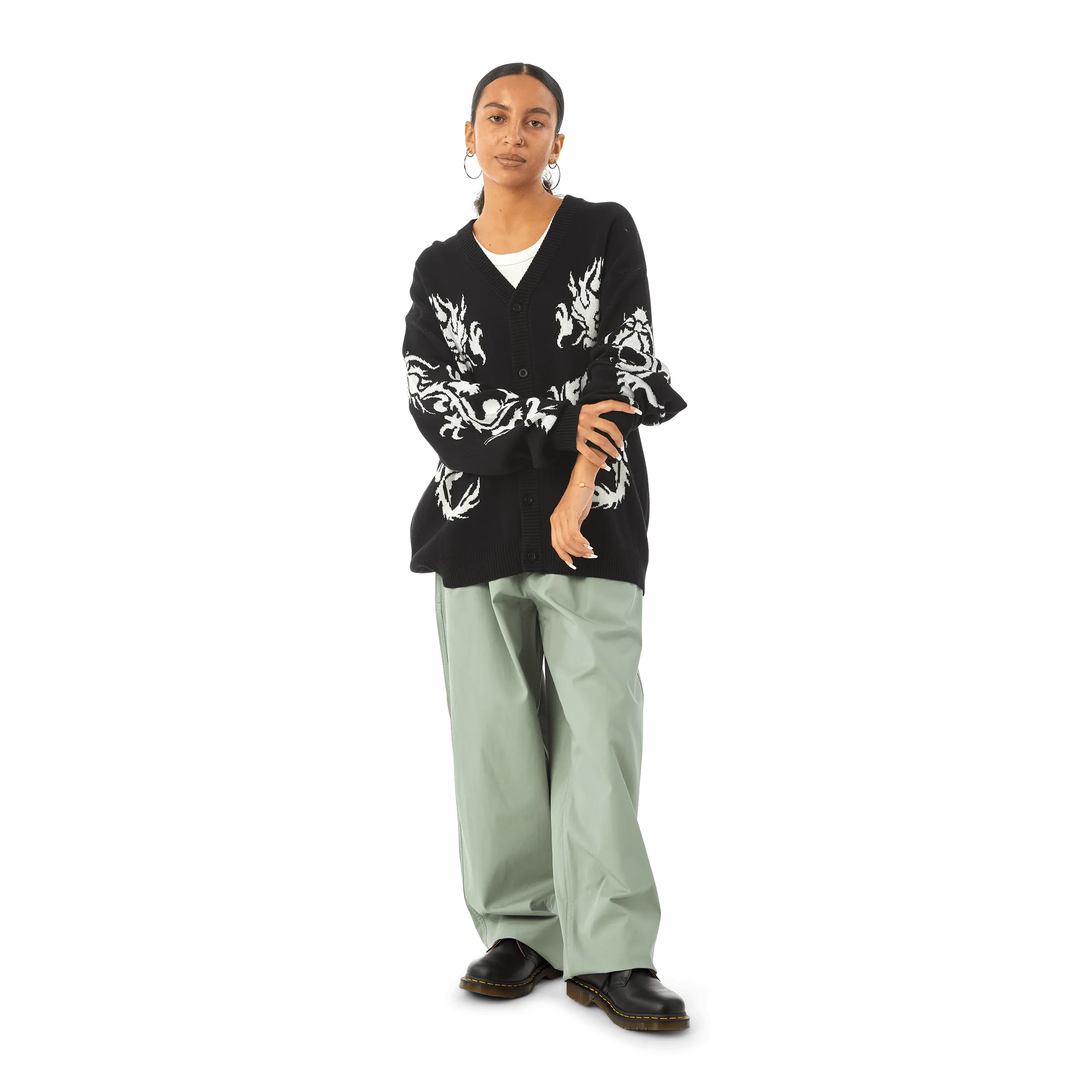 TWIN DRAGON CARDIGAN
