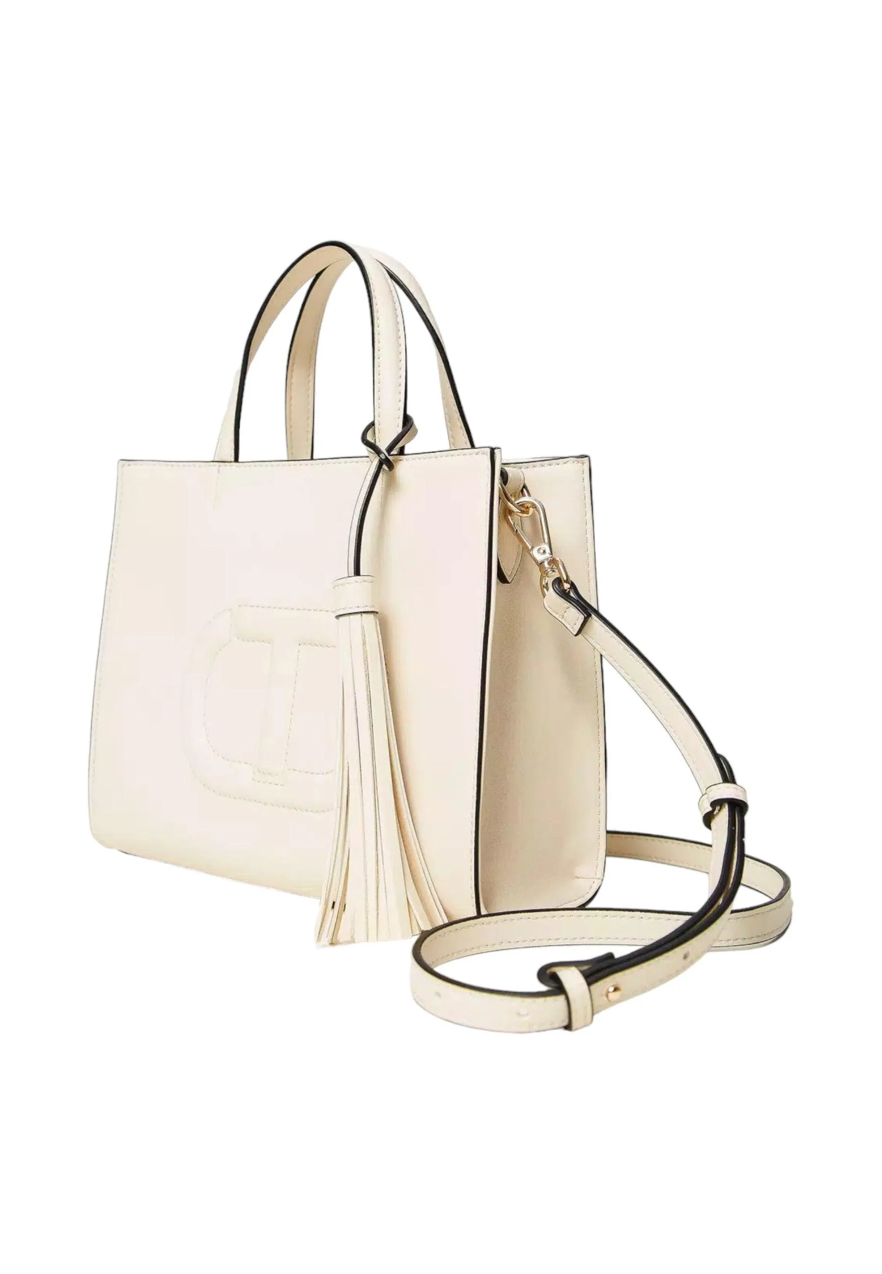 TWINSET Borsa Tote Donna Parchment Beige 241TD8022