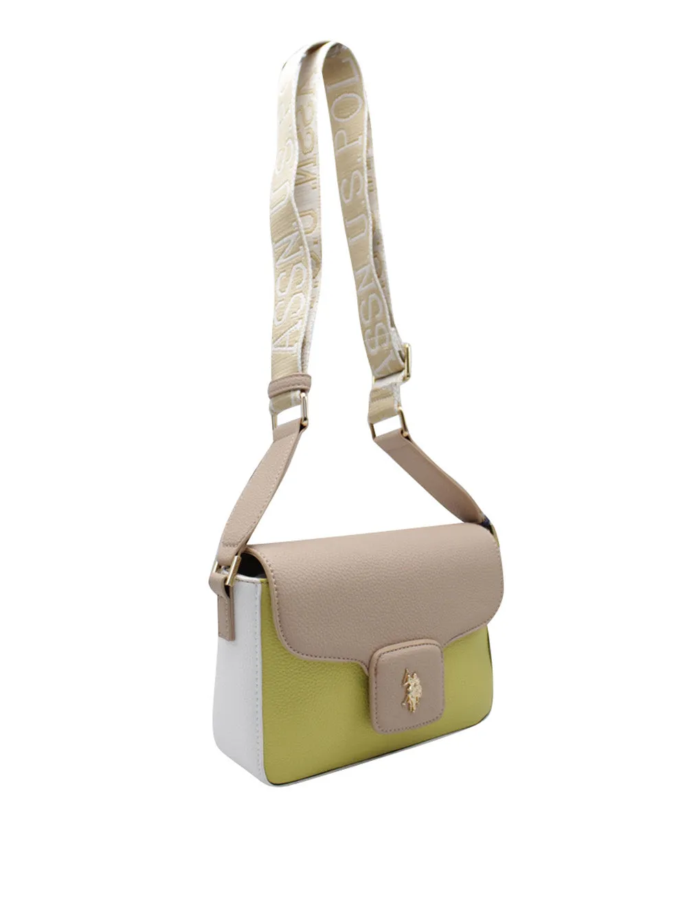 U.S. POLO ASSN. Borsa a Tracolla Donna - Lime modello BEUE56395WVP998