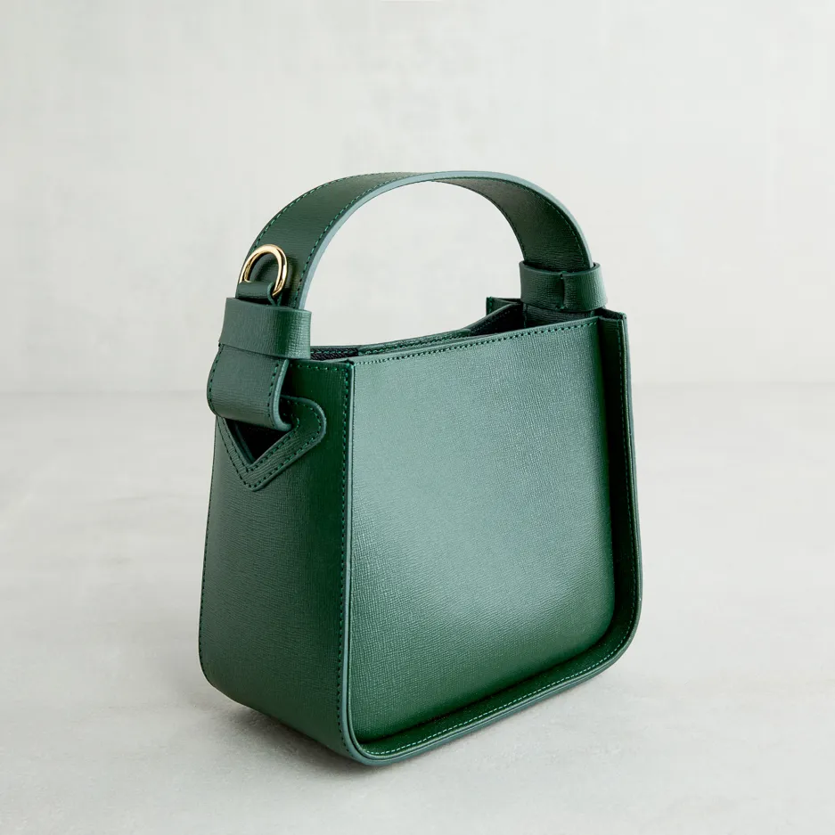 V-Bag Saffiano Verde Scuro