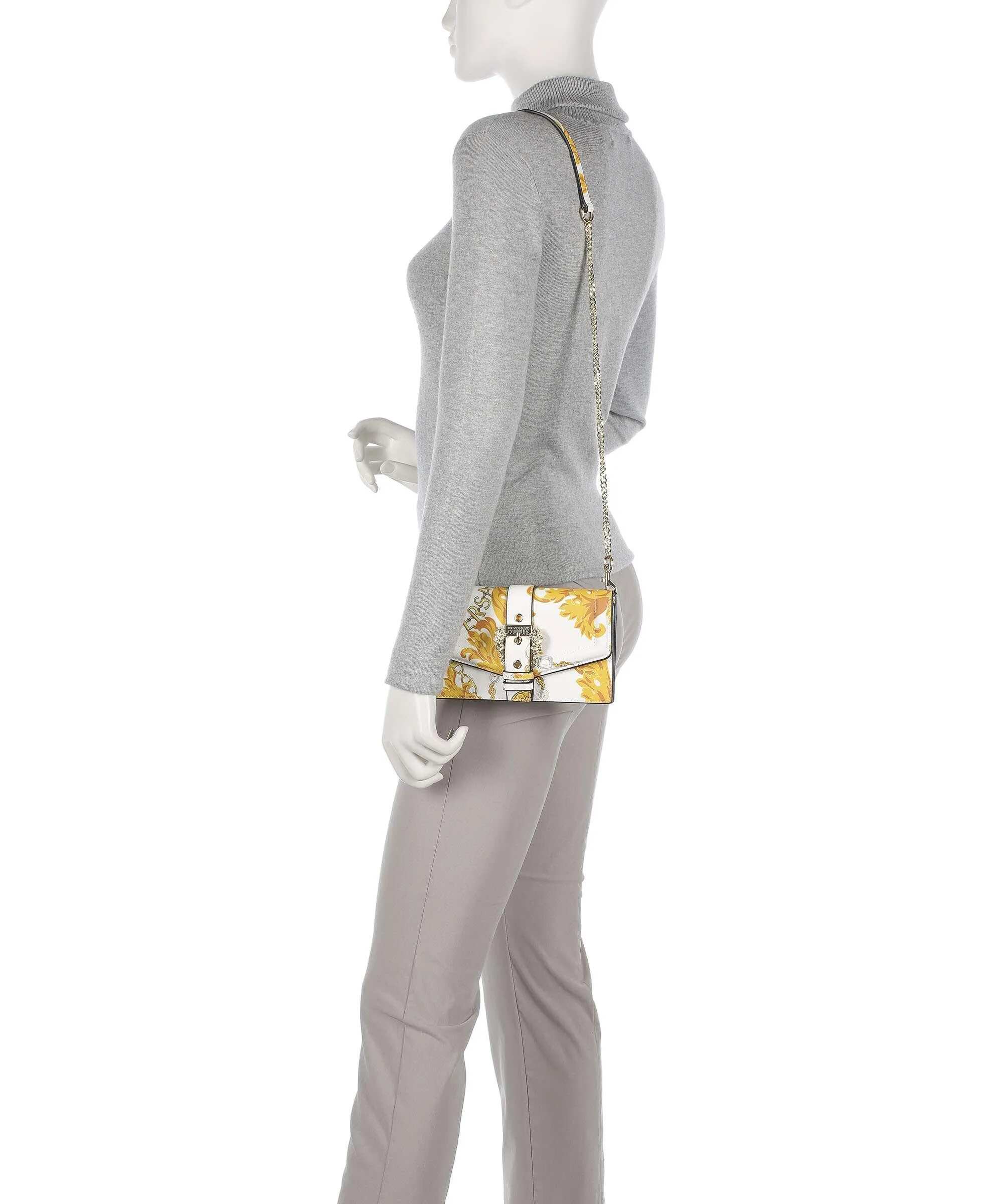  Versace Jeans Couture Couture 01 Borsa a tracolla pelle sintetica bianco  