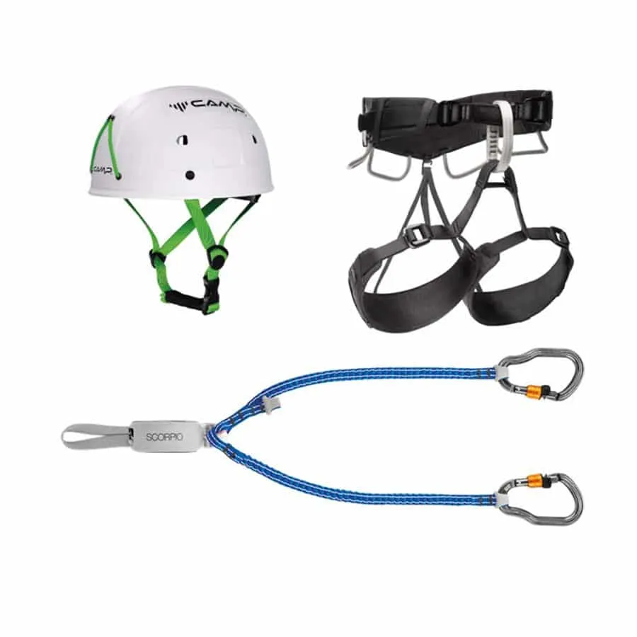 Via Ferrata Kit 01 imbrago casco e set