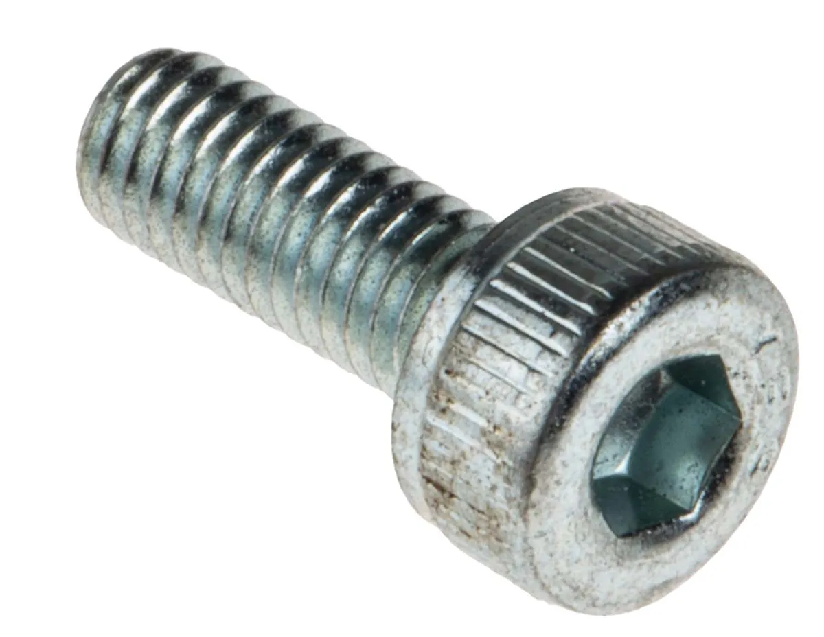 Vite a brugola con testa esagonale incassata RS PRO, M3, L. 8mm, in Acciaio
