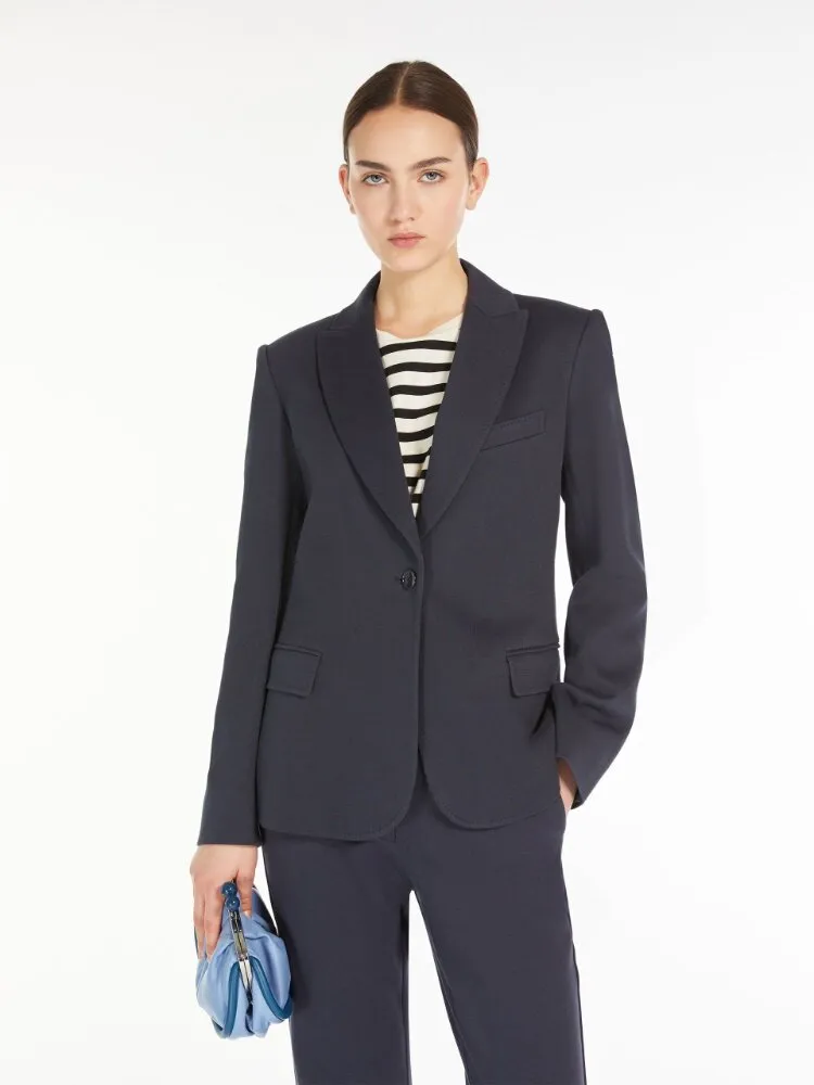 WEEKEND MAX MARA Blazer in jersey piquet