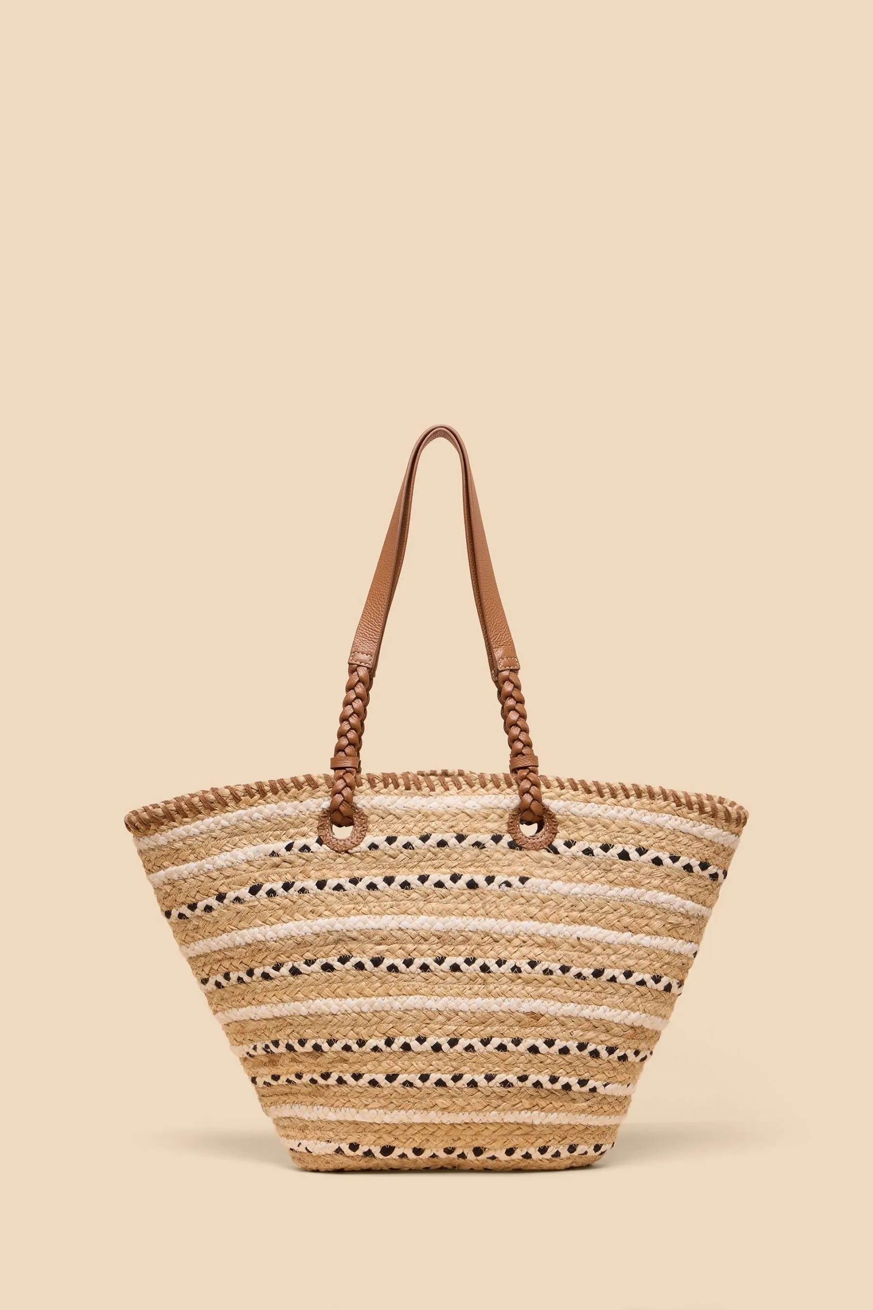 White Stuff - Demi - Borsa tote grande in iuta