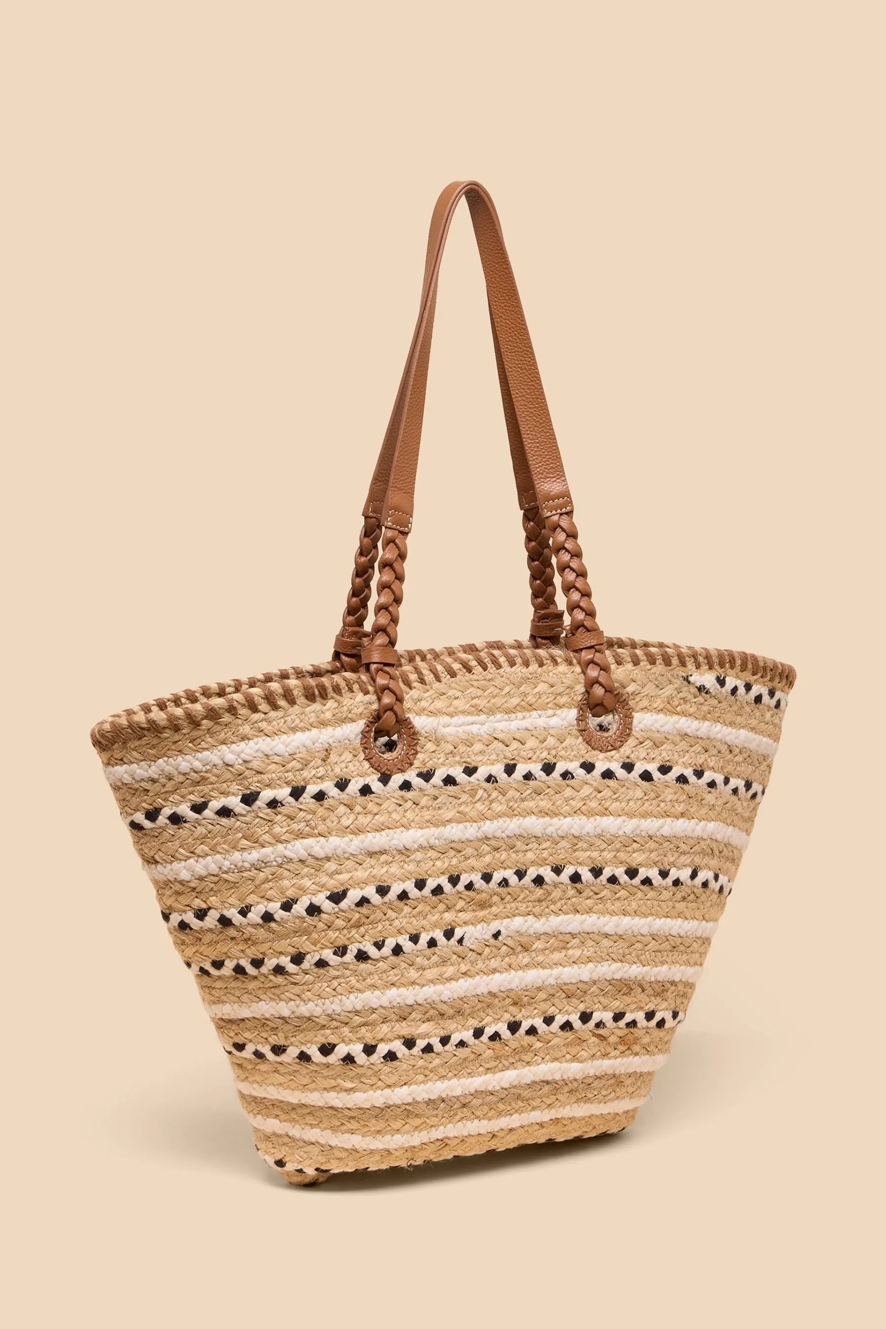 White Stuff - Demi - Borsa tote grande in iuta