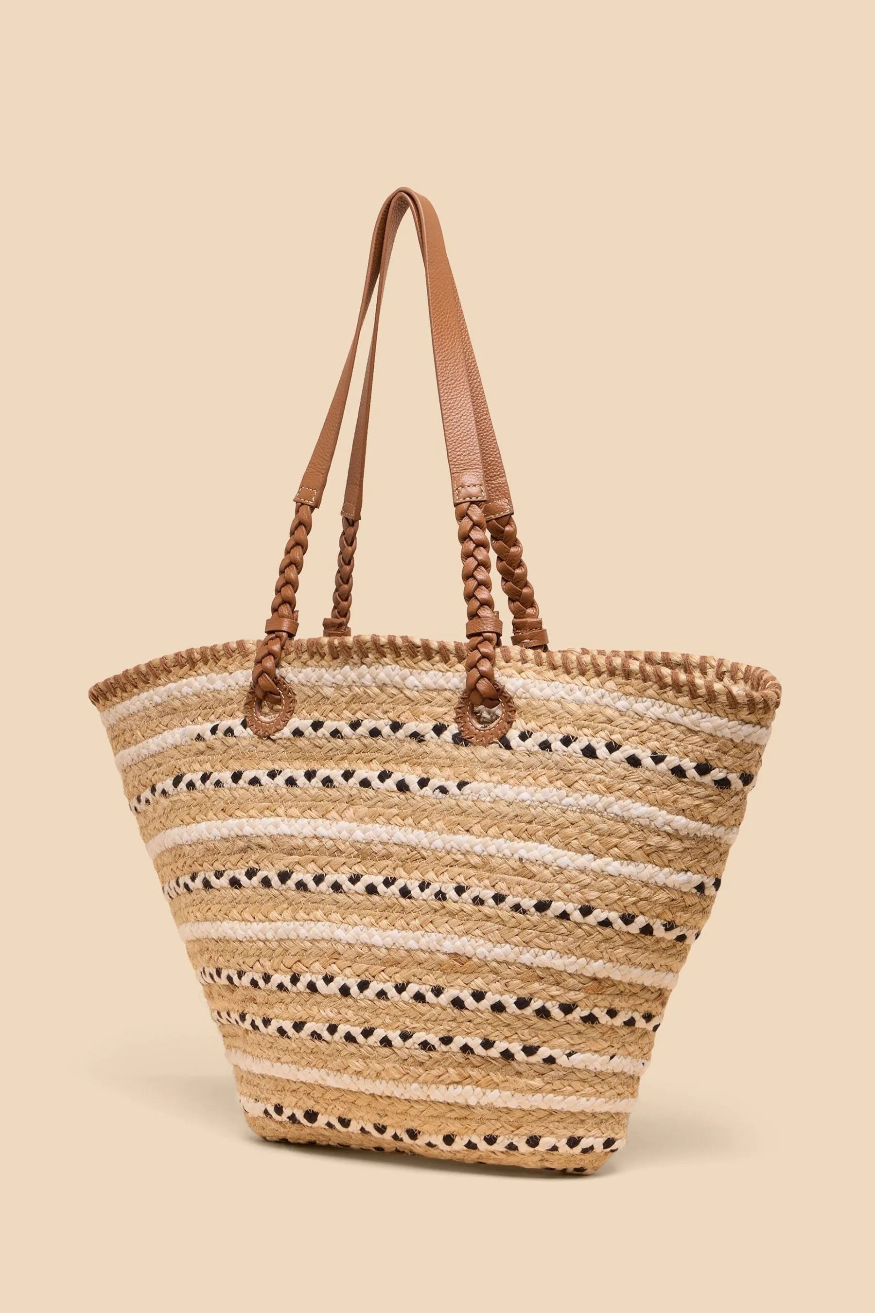 White Stuff - Demi - Borsa tote grande in iuta
